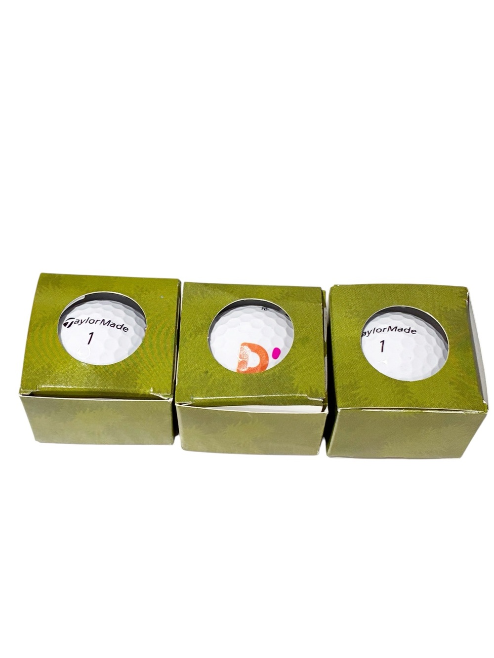 Taylor Made x Dunkin Golf Ball Lot of 3 NEW Dunkin Donuts
